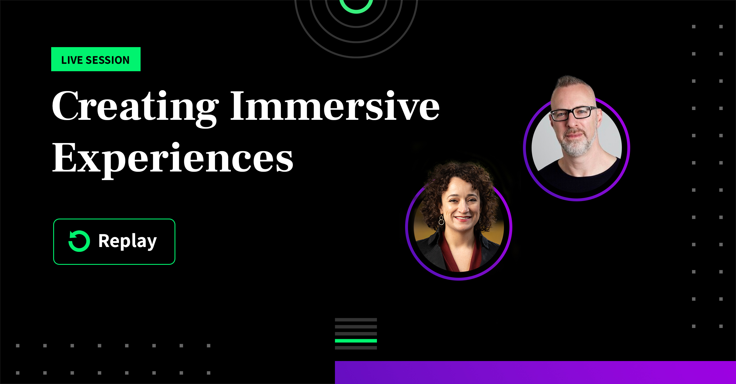Webinar replay about immersive audio experiences