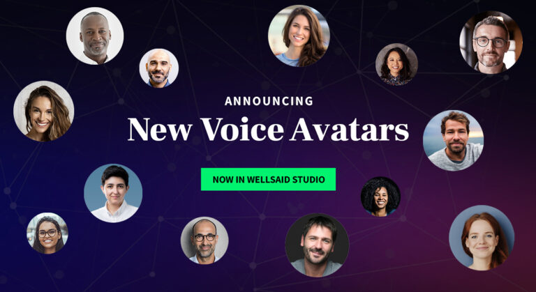 New voice avatars from wellsaid labs, including a non-binary and Mexican American accent.